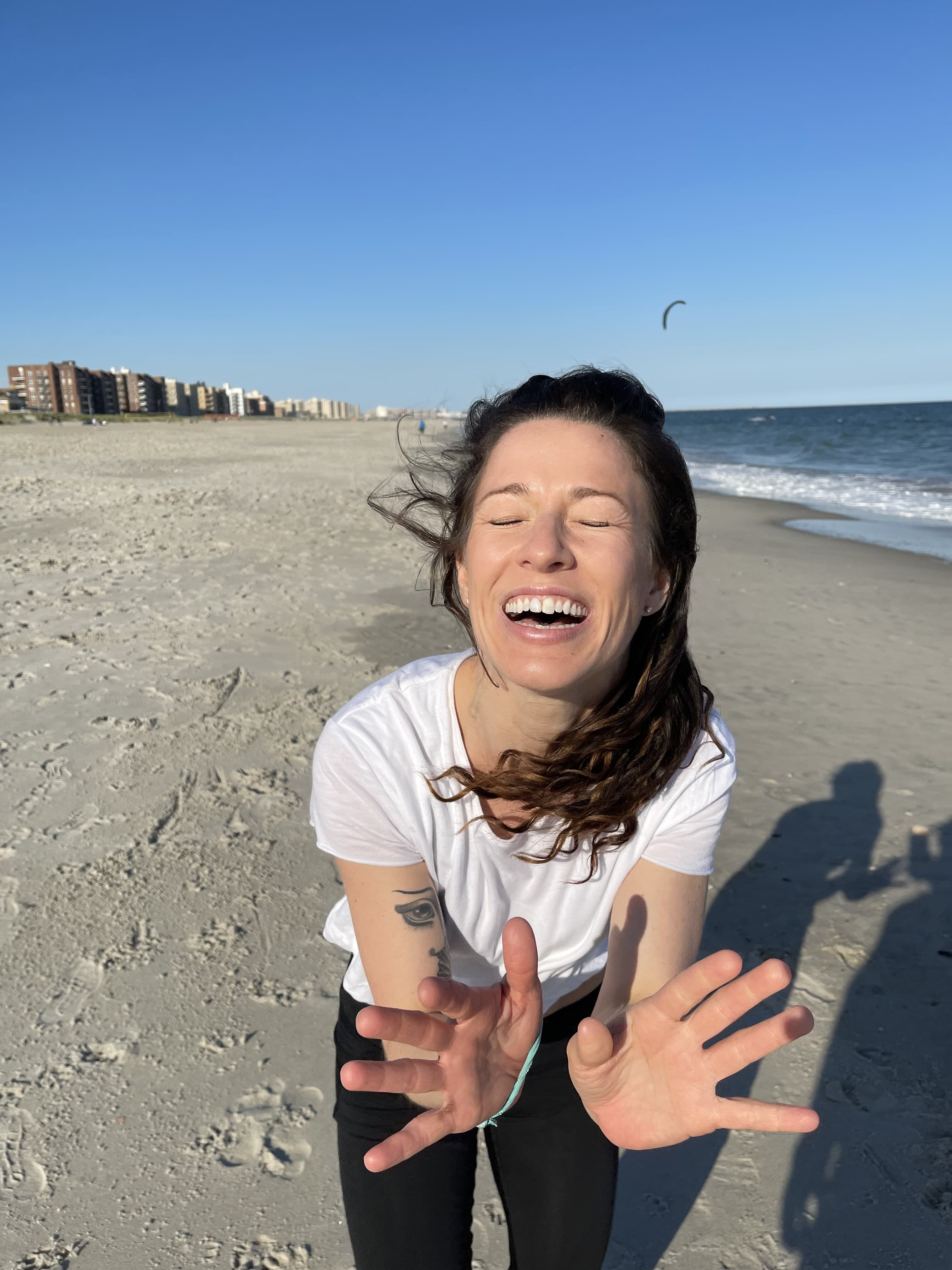 Kimberly Zoltek offering warm virtual birth doula support